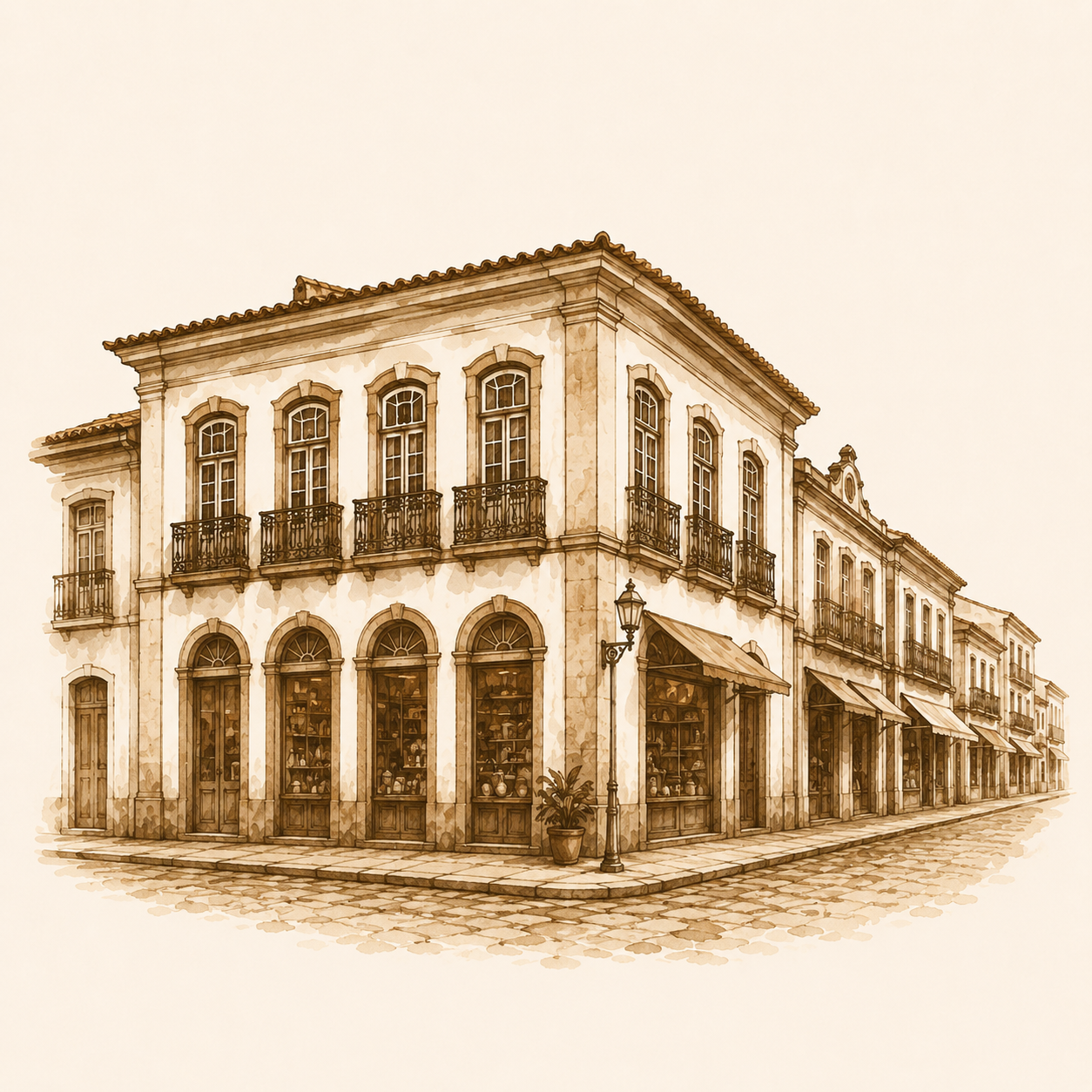 Ilustração de Cabanas